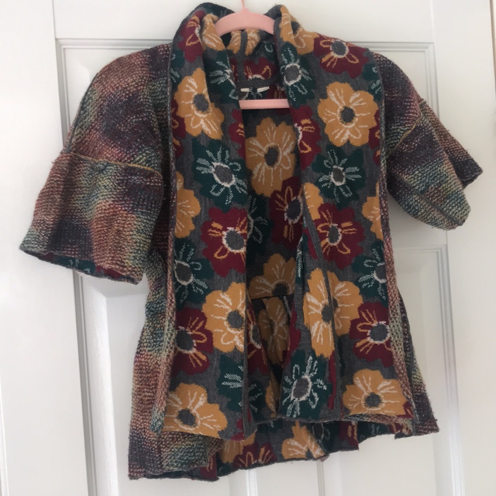 Anthropologie Reversible Cardigan